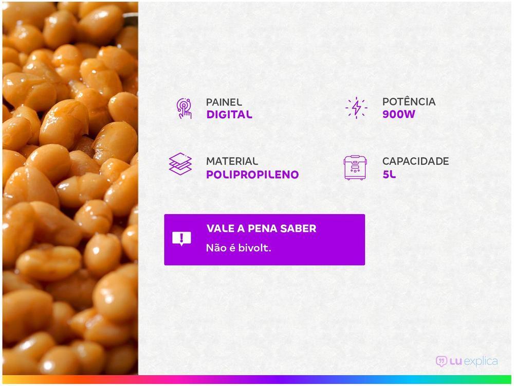 Panela de Pressão Elétrica Digital Mondial 5L - 2