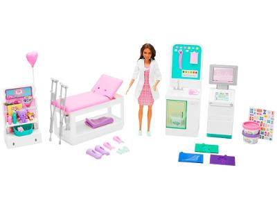 Barbie Profissões Clínica Médica 32cm