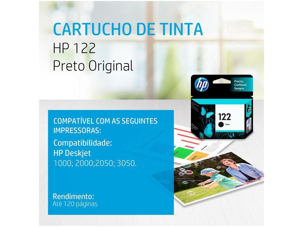 Cartucho de Tinta HP 122 Preto - 2