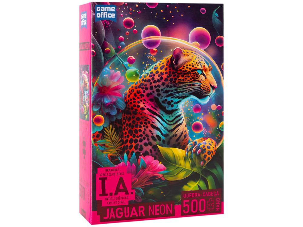 Quebra-cabeça 500 Peças Jaguar Neon Game Office - 1