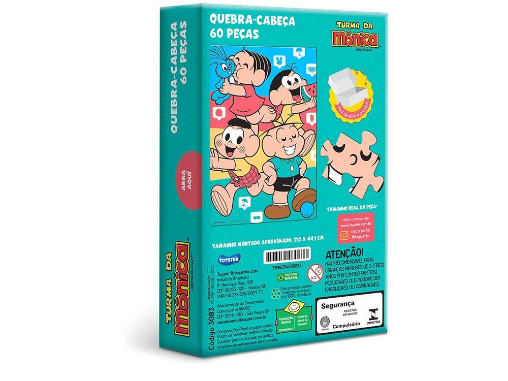 Quebra-cabeça 60 Peças Jak Turma da Mônica - 9