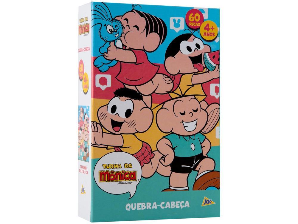 Quebra-cabeça 60 Peças Jak Turma da Mônica - 1