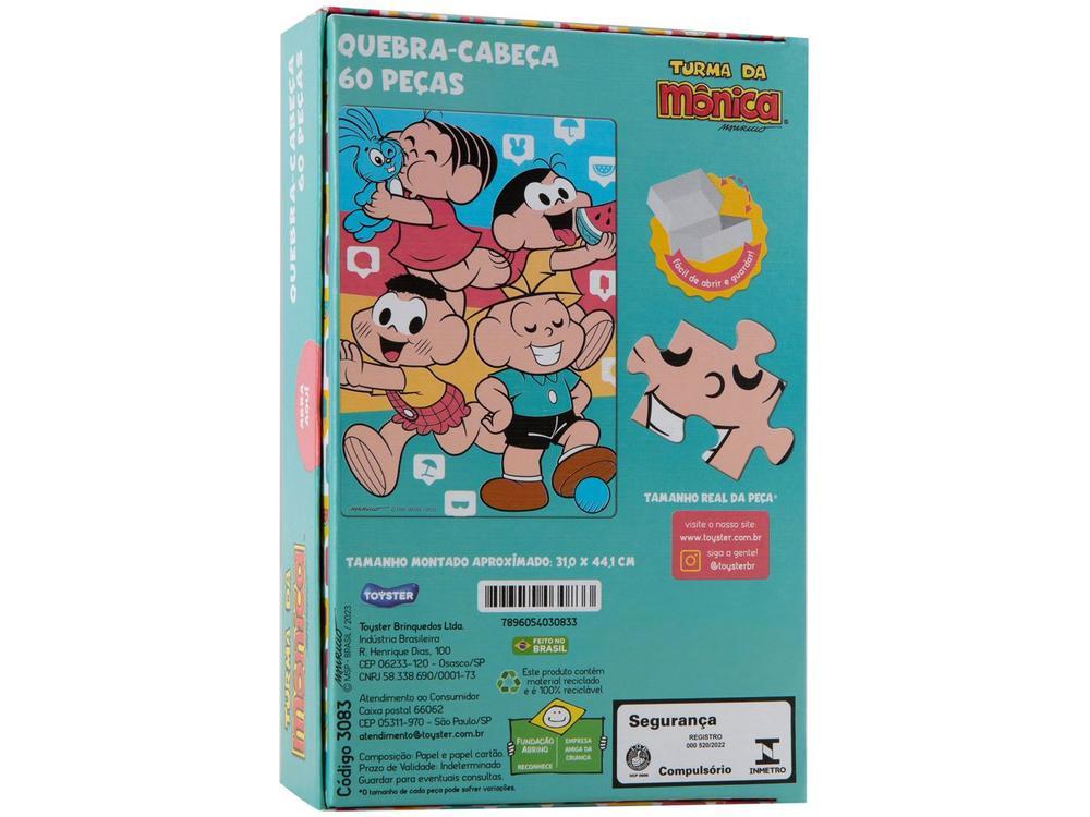 Quebra-cabeça 60 Peças Jak Turma da Mônica - 6