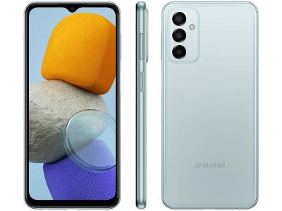 Smartphone Samsung Galaxy M23 128GB Azul 5G Octa-Core 6GB RAM 6,6” Câm. Tripla + Selfie 8M