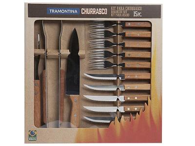Kit Churrasco 15 Peças Tramontina