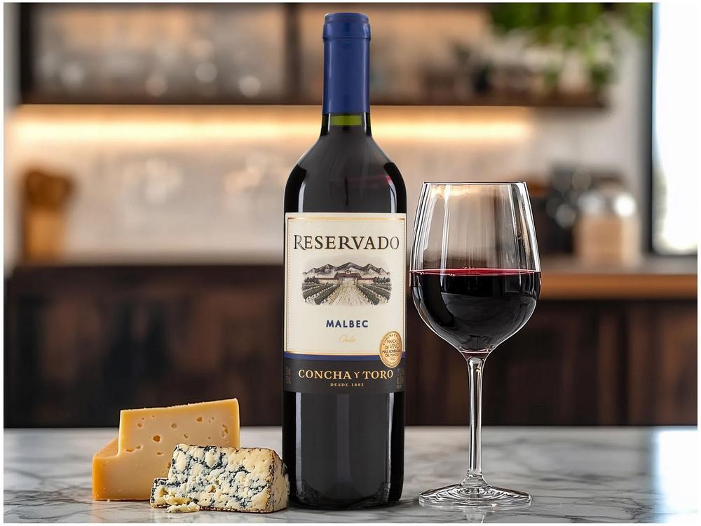 Vinho Tinto Meio Seco Concha y Toro Malbec  - 12