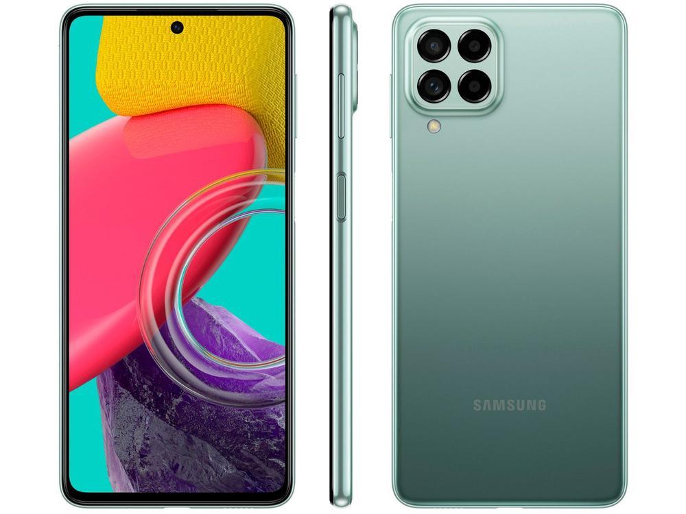 Smartphone Samsung Galaxy M53 128GB Verde 5G 8GB RAM 6,7" 108MP Câm, Quadrupla Selfie 32MP Dual Chip - 1