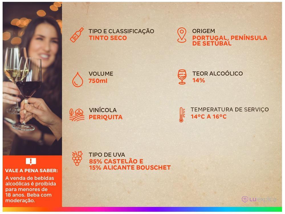 Vinho Tinto Seco Periquita Red Blend - Portugal 750ml - 9