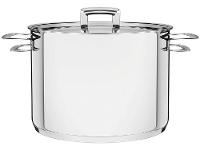 Caldeirão Inox Tramontina 7,7L Fundo Triplo com Tampa 24cm Brava - 1