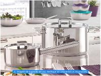 Caldeirão Inox Tramontina 7,7L Fundo Triplo com Tampa 24cm Brava - 2