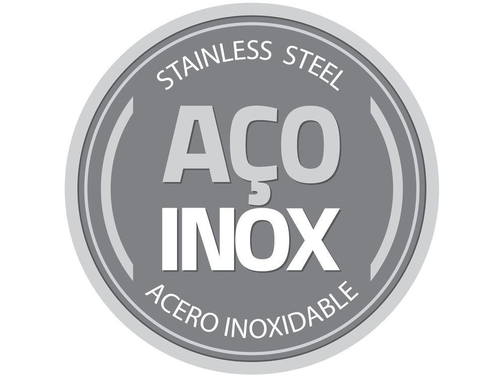 Caçarola Tramontina Inox Fundo Triplo com Tampa 6,1L 24cm Brava - 6