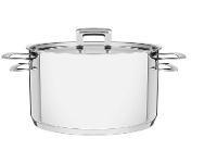 Caçarola Tramontina Inox Fundo Triplo com Tampa 6,1L 24cm Brava - 1