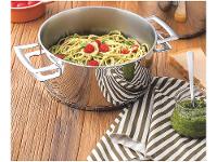 Caçarola Tramontina Inox Fundo Triplo com Tampa 6,1L 24cm Brava - 2