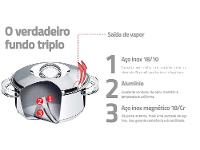 Caldeirão Tramontina Inox 7,8L 24cm com Tampa Solar 62505240 - 3