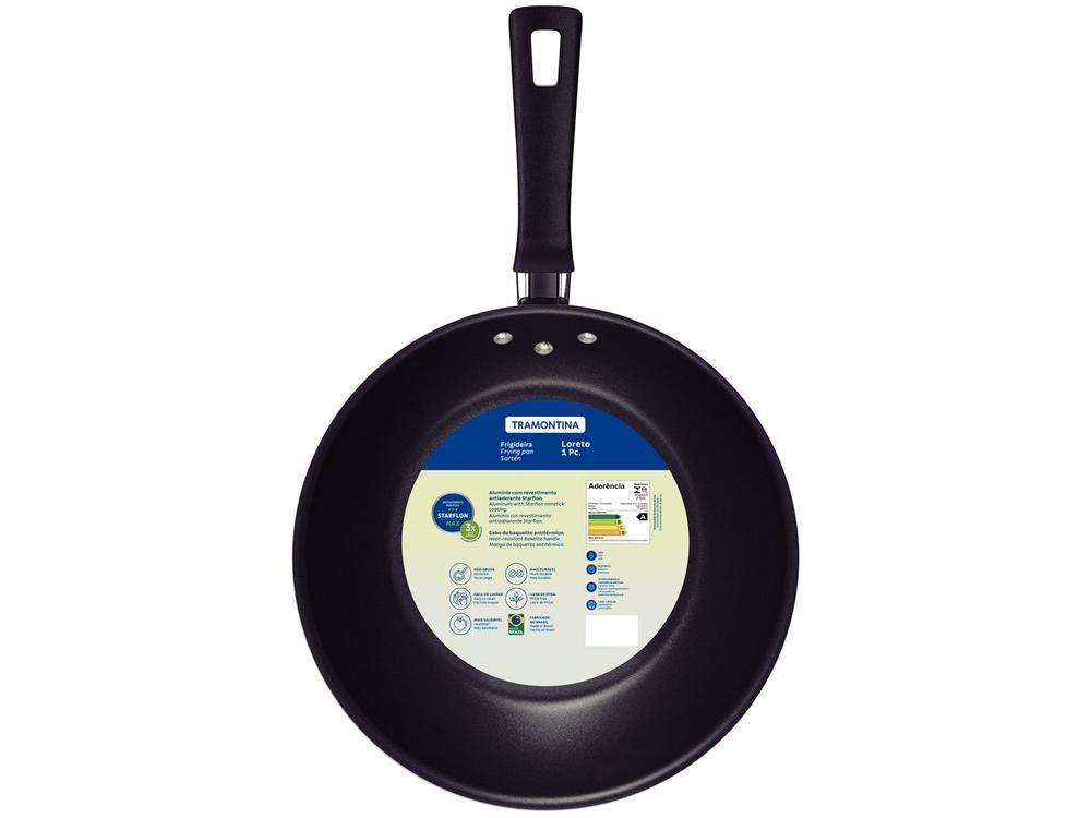 Frigideira Antiaderente Tramontina Alumínio Loreto 20380028 Grafite 28cm - 2