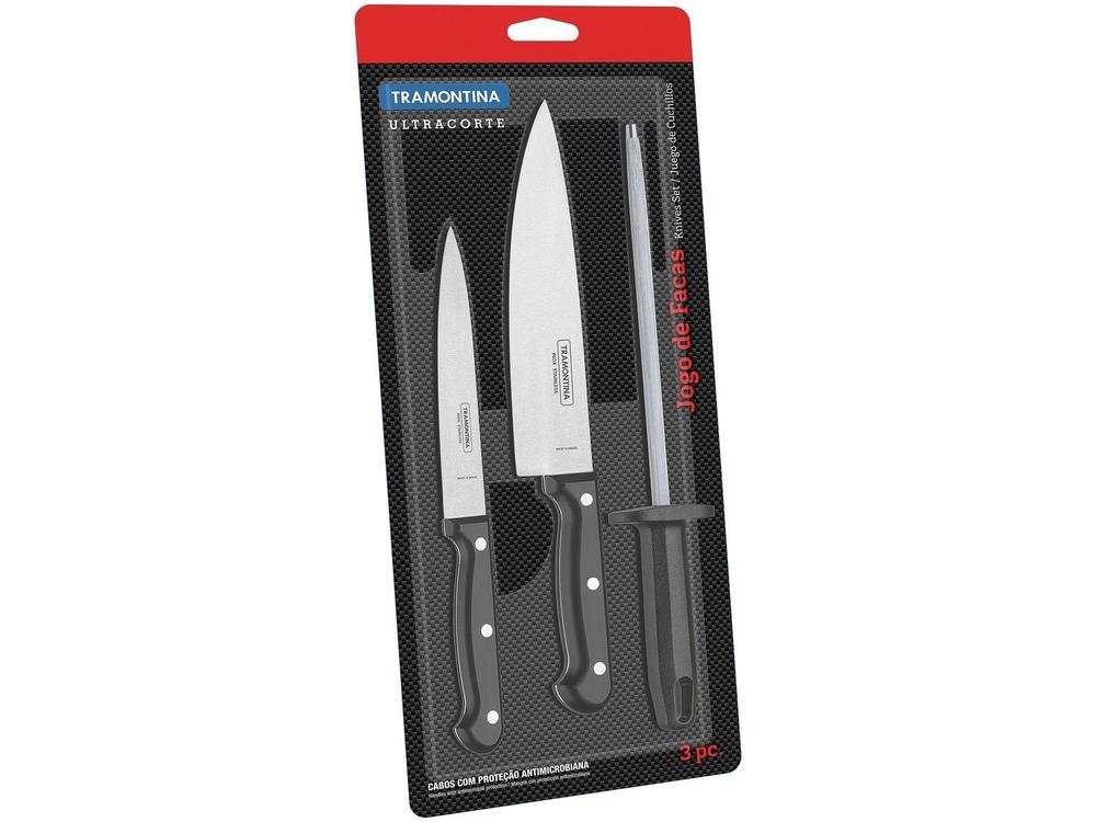 Jogo de Facas Tramontina Inox - 5