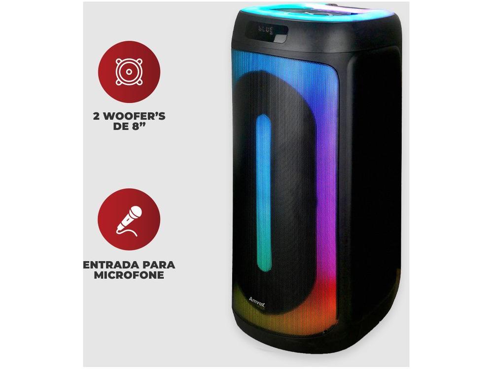 Caixa de Som Amplificada Bluetooth Amvox - 14