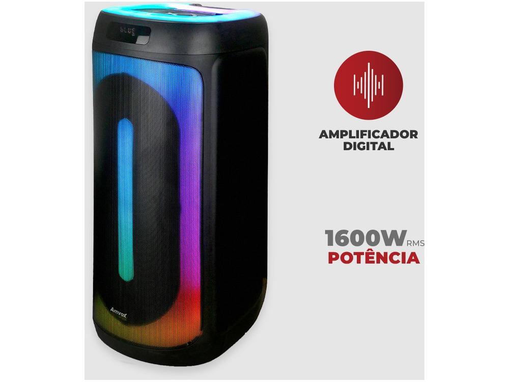 Caixa de Som Amplificada Bluetooth Amvox - 15