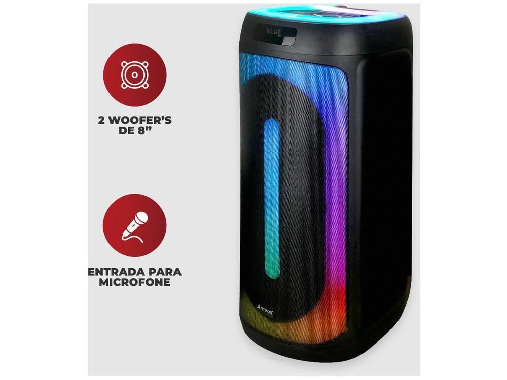 Caixa de Som Amplificada Bluetooth Amvox - 4