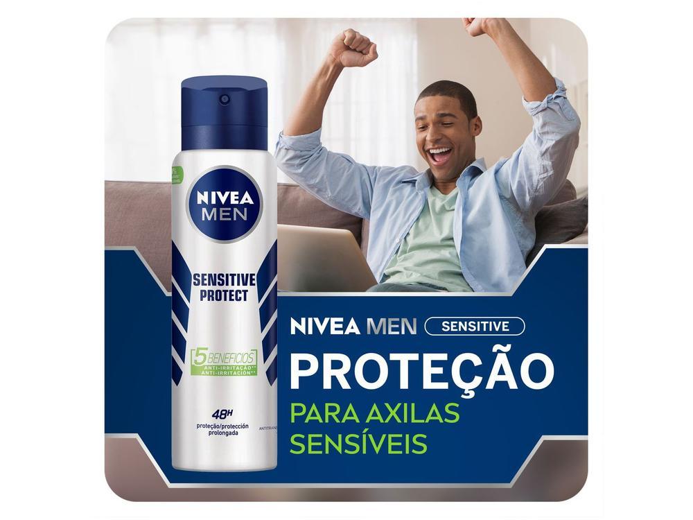 Desodorante Aerossol Antitranspirante NIVEA MEN Derma Control Sensitive 150ml - 12