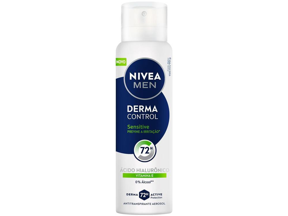 Desodorante Aerossol Antitranspirante NIVEA MEN Derma Control Sensitive 150ml - 1