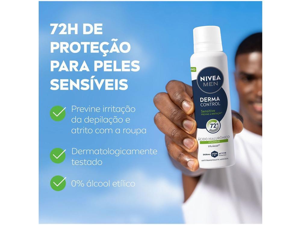 Desodorante Aerossol Antitranspirante NIVEA MEN Derma Control Sensitive 150ml - 7
