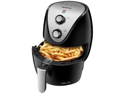 Fritadeira Elétrica sem Óleo/Air Fryer Mondial AF-30I Preta 3,5L com Timer
