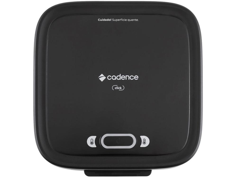 Sanduicheira Grill Cadence Preta 750W Antiaderente Click - 13
