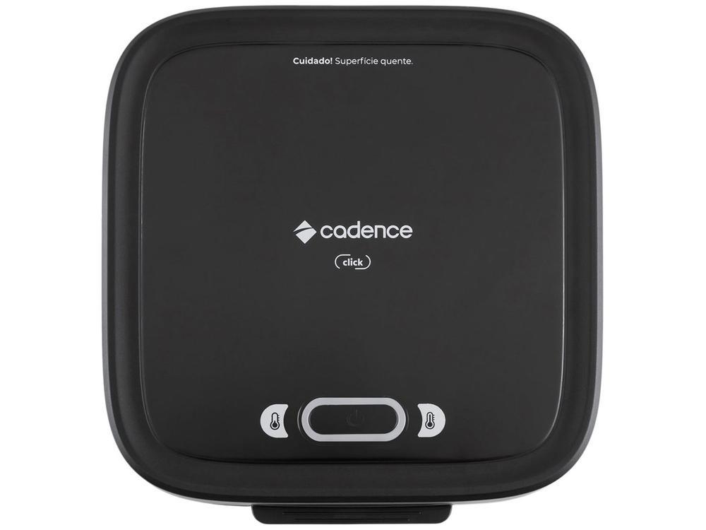Sanduicheira Grill Cadence Preta 750W Antiaderente Click - 6