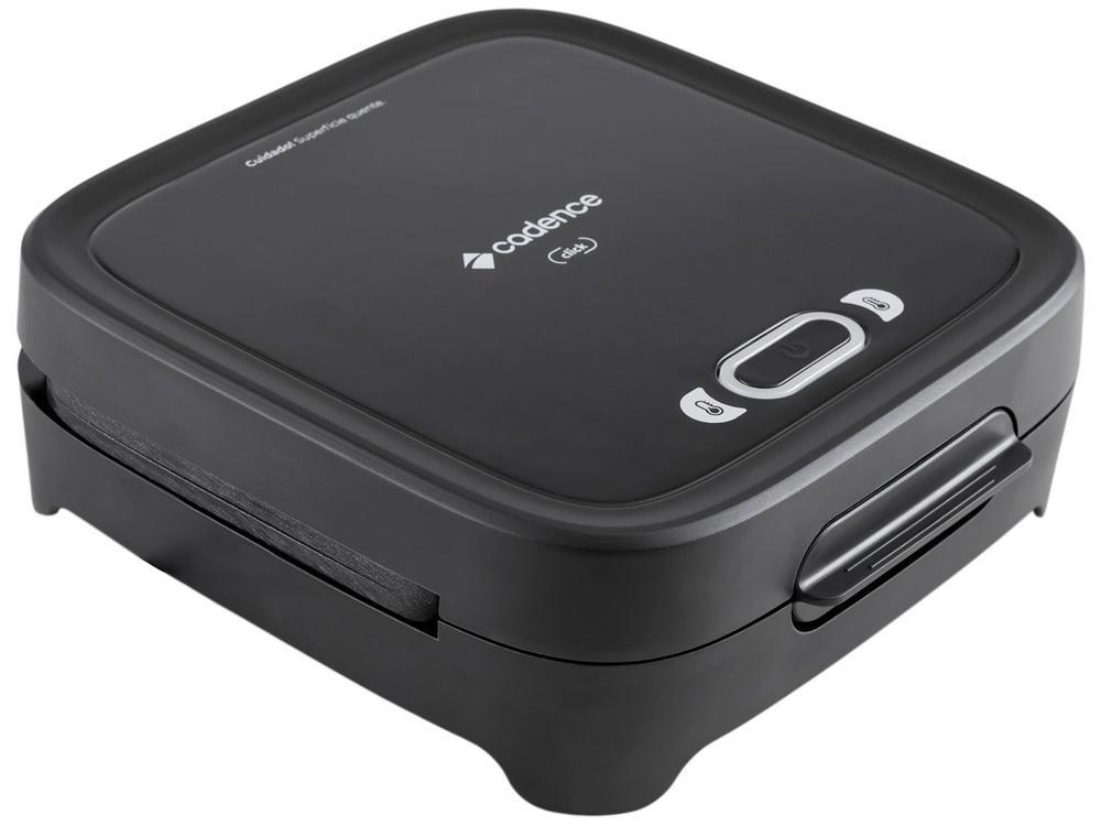 Sanduicheira Grill Cadence Preta 750W Antiaderente Click - 7