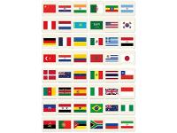 Jogo Países e suas Bandeiras Tabuleiro  - 6