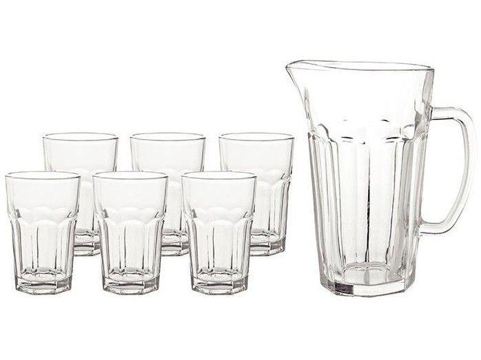 Conjunto de Jarra 1L e Copos 300ml de Vidro - 1