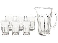 Conjunto de Jarra 1L e Copos 300ml de Vidro - 1