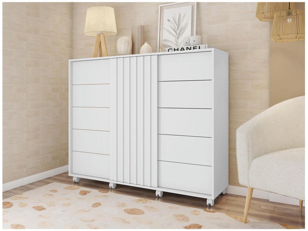 Cômoda 5 Gavetas 2 Portas Caemmun Belize Zios - 4