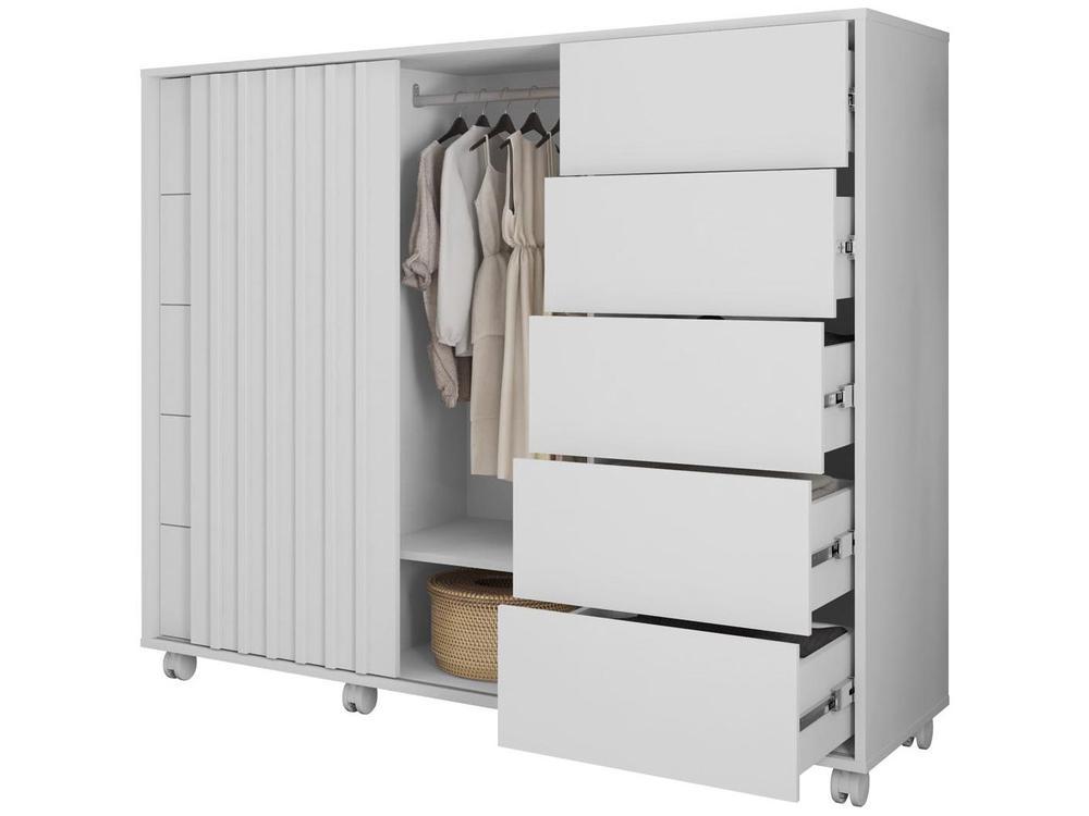 Cômoda 5 Gavetas 2 Portas Caemmun Belize Zios - 7