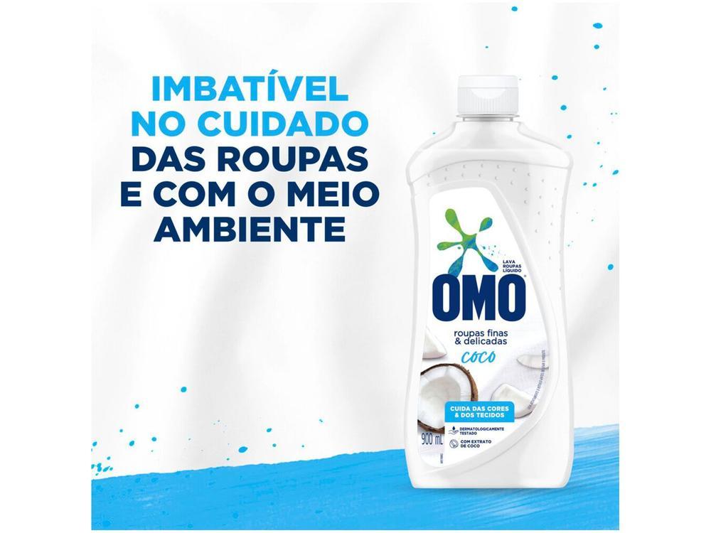 Sabão Líquido Omo Roupas Finas e Delicadas Coco 900ml - 7