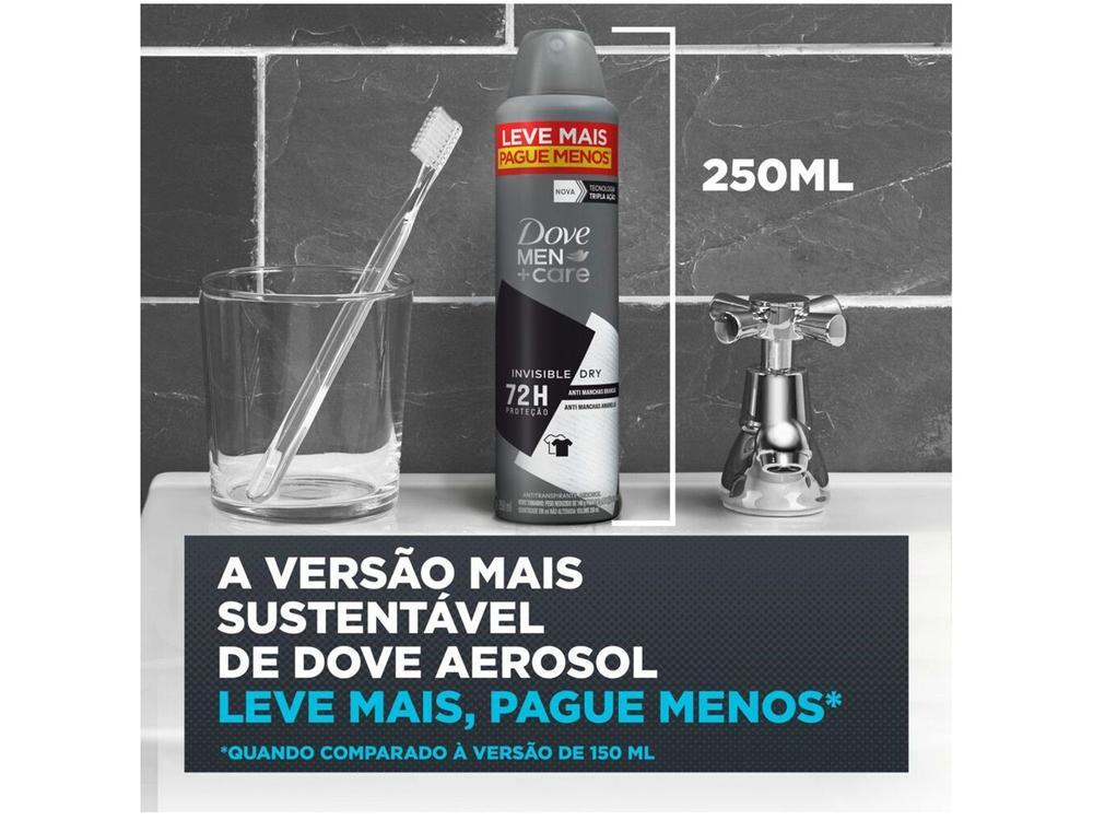 Antitranspirante Aerosol Dove Men+Care Invisible Dry 250ml - 6
