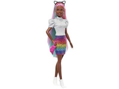 Boneca Barbie Fashionista Penteado Arco-Íris