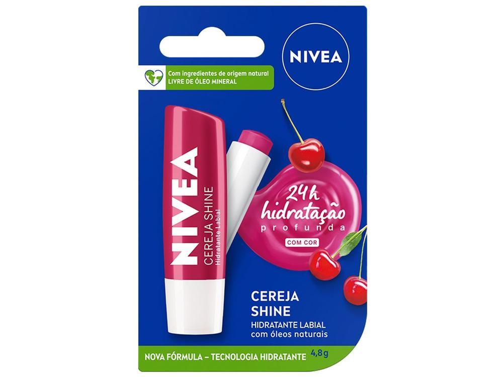 Hidratante Labial Nivea Cereja Shine 4,8g - 10