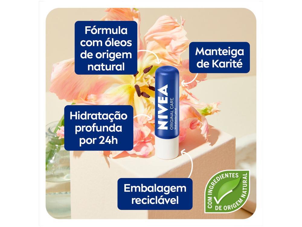 Hidratante Labial Nivea Original Care 4,8g - 4