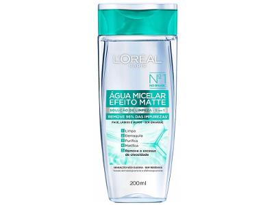 Água Micelar Líquida Loreal Paris Efeito Matte