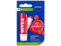Protetor Labial Hidratante Nivea Morango Shine 4,8g - 10