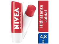 Protetor Labial Hidratante Nivea Morango Shine 4,8g - 12
