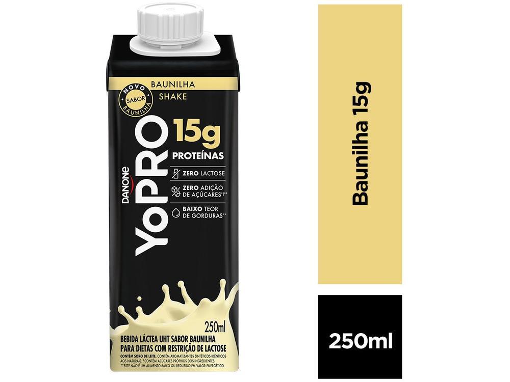 Bebida Láctea UHT com 15g de Proteínas Danone YoPRO Baunilha 250ml - 2