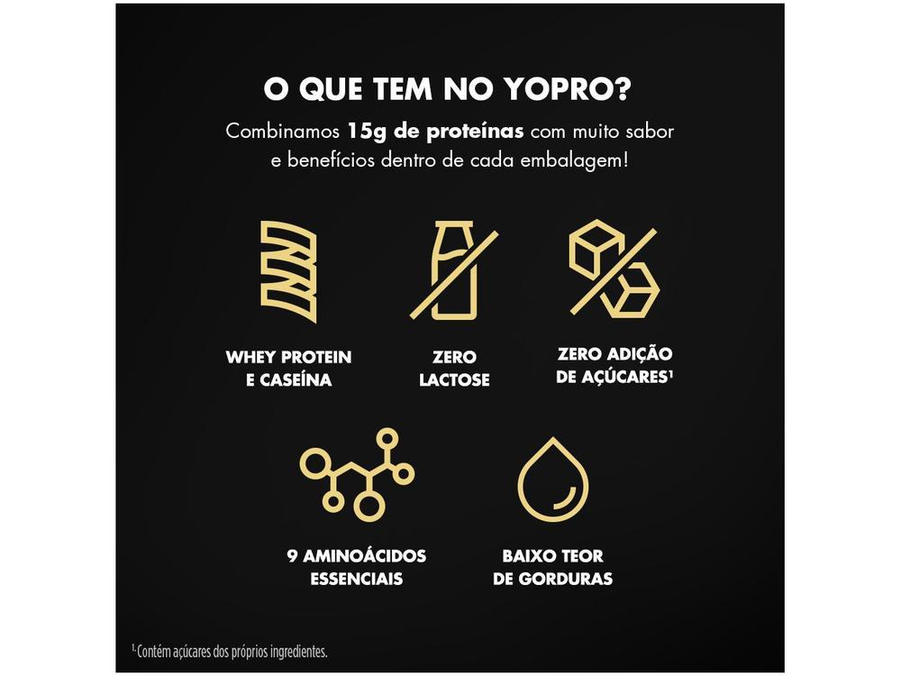 Bebida Láctea UHT com 15g de Proteínas Danone YoPRO Baunilha 250ml - 6