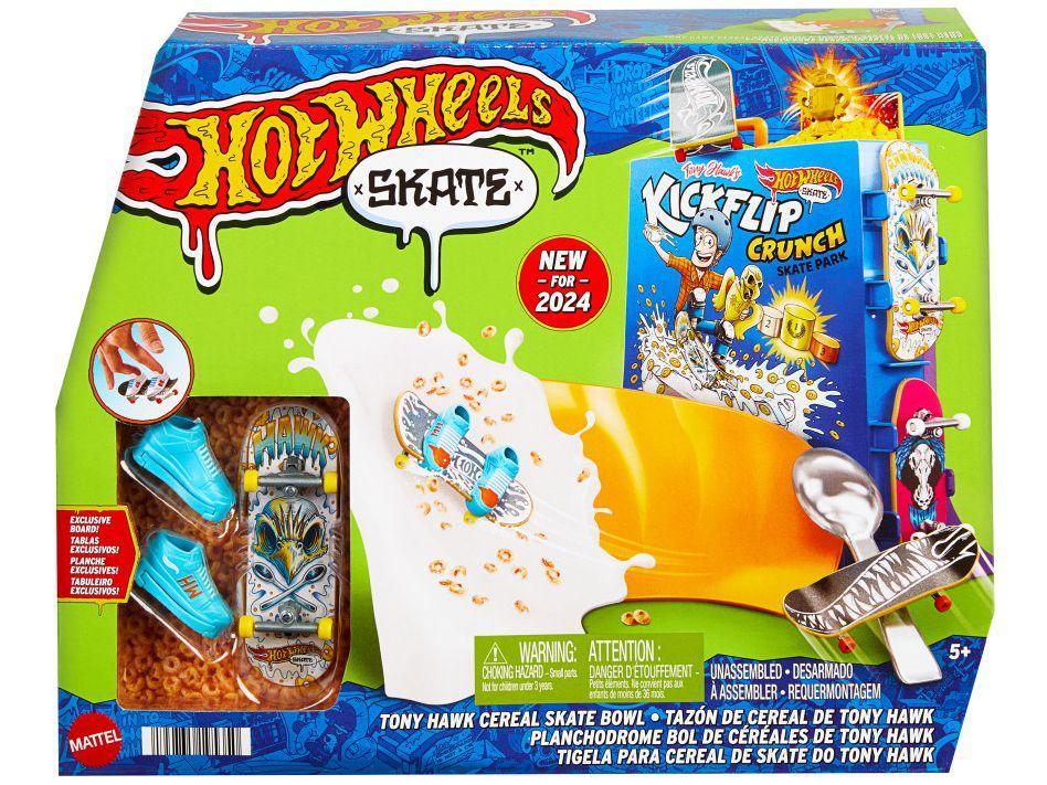 Pista Skate Hot Wheels Set Bowl de Cereal Mattel - 7