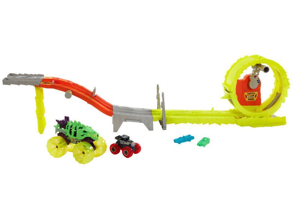 Pista Monster Trucks Hot Wheels Arena Energia de - 1