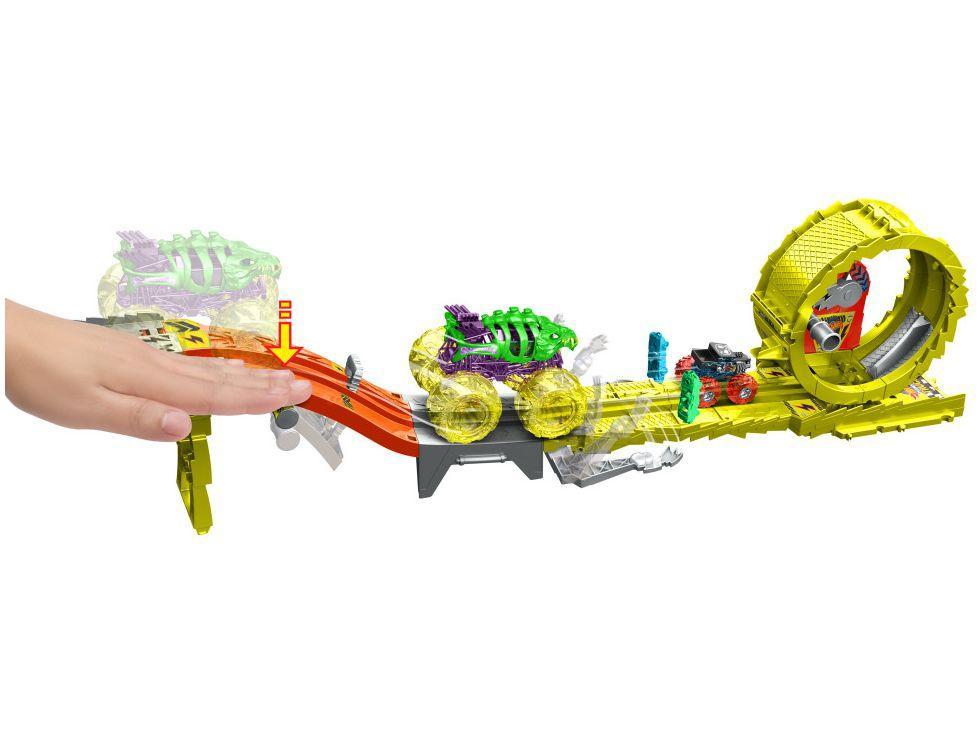 Pista Monster Trucks Hot Wheels Arena Energia de - 2