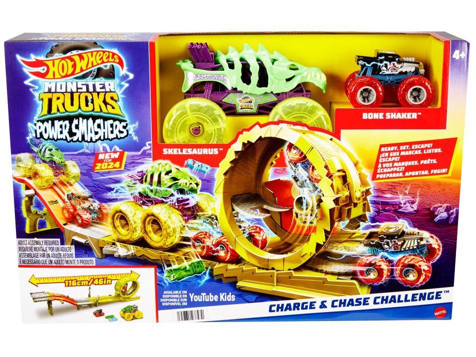 Pista Monster Trucks Hot Wheels Arena Energia de - 6