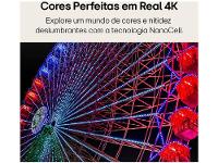 Smart TV 75" 4K NanoCell LG 75NANO80TSA WebOS 24 Processador α5 Ger7 Wi-Fi Bluetooth com Alexa 3 HDMI 2 USB - 8